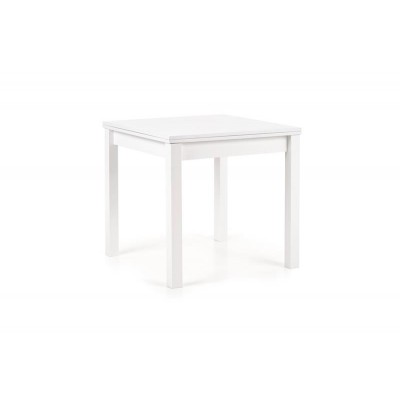 Стол обеденный HALMAR GRACJAN белый/белый 80-160/80